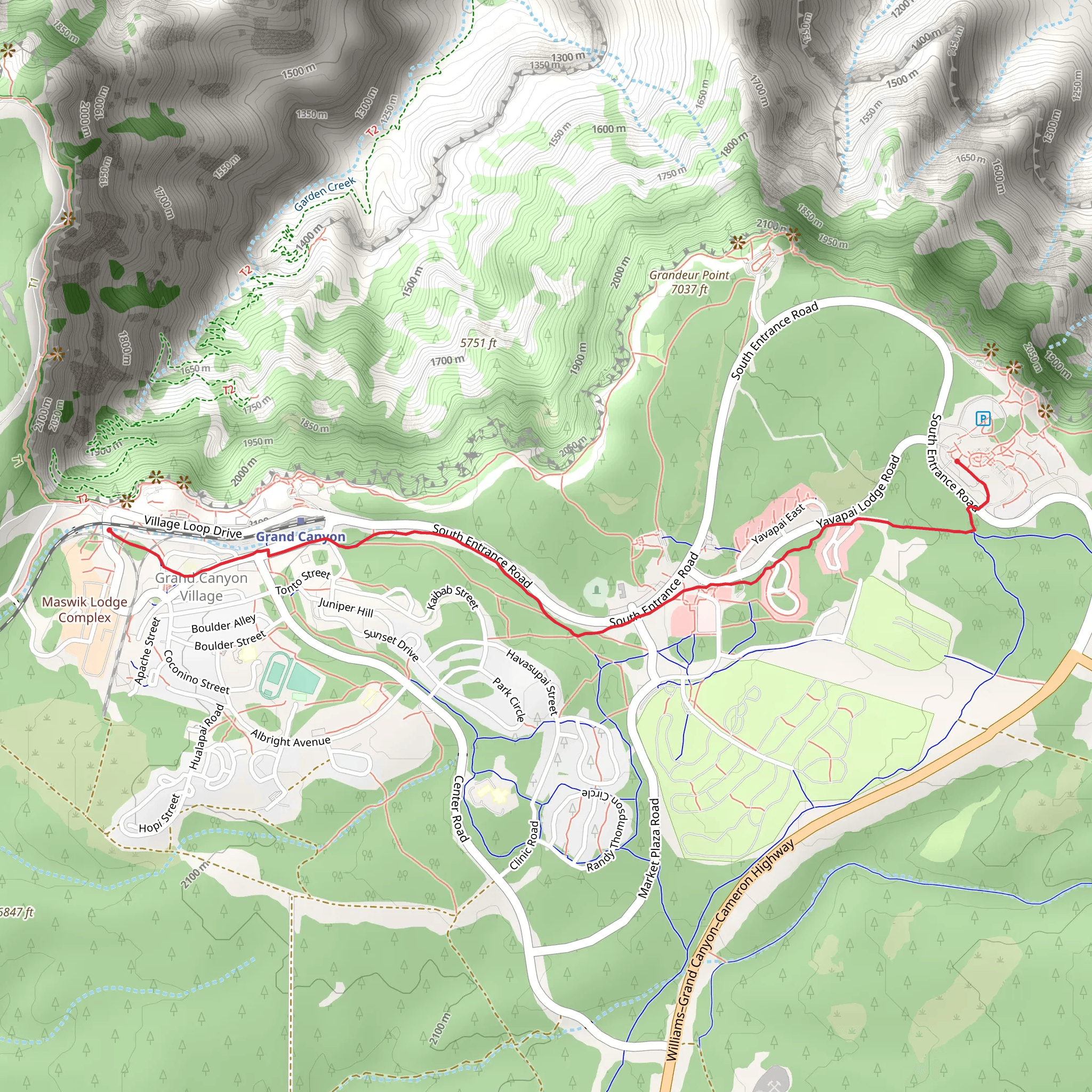 Greenway mobile static map