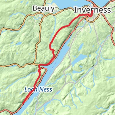 Great Glen Way 5-Day Gentle Tour (Hillwalk Tours) mobile static map
