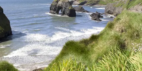 An image depicting the trail Ballybunion Loops - Cliff Walk and its surrounding area.