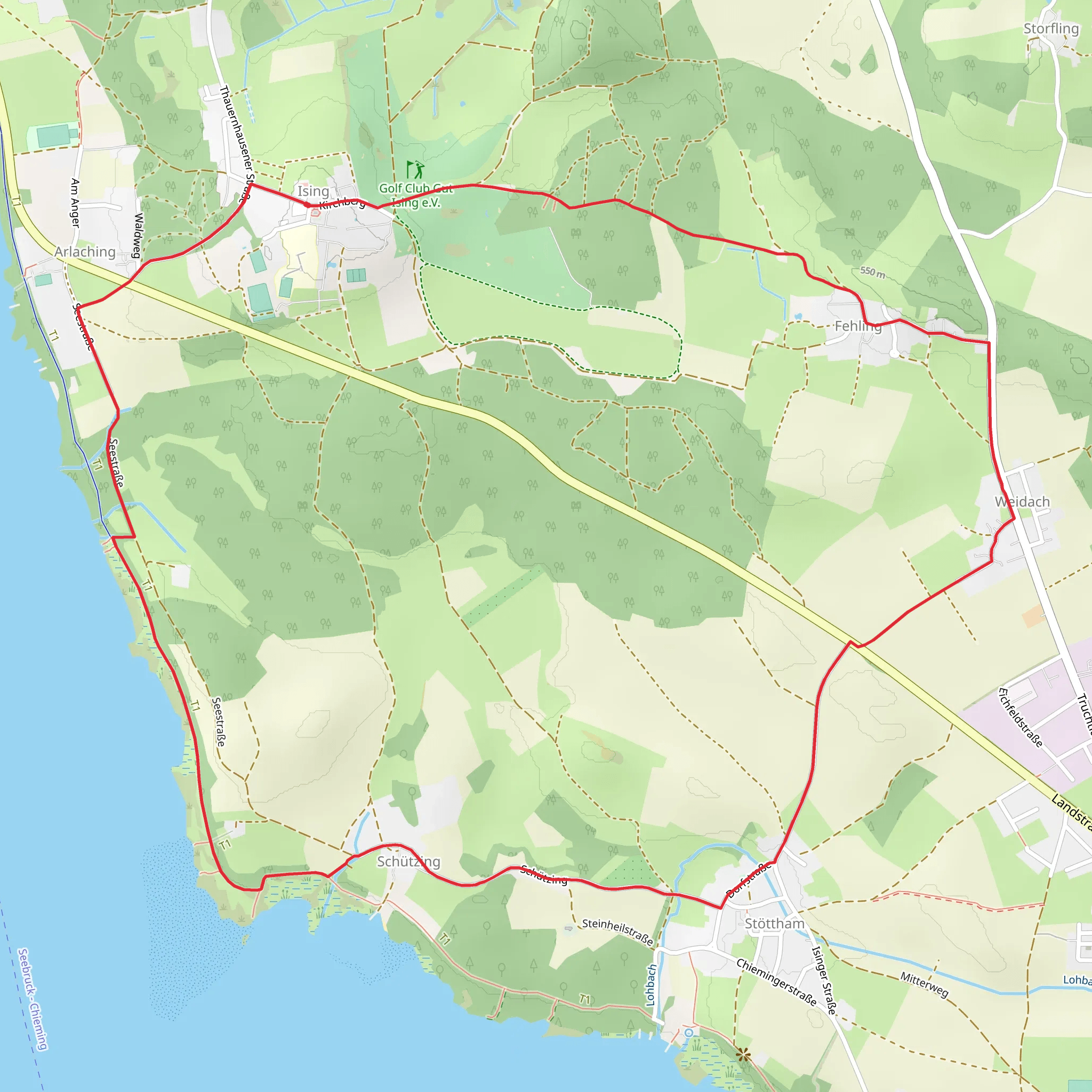 Ising and Egerer Loop mobile static map
