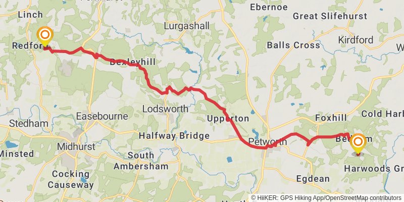 Serpent Trail stage 3 Map