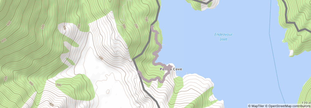 Queen Charlotte Track alt 1 Map