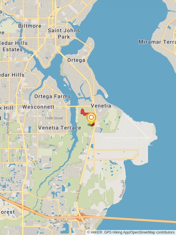 Island Trail mobile static map