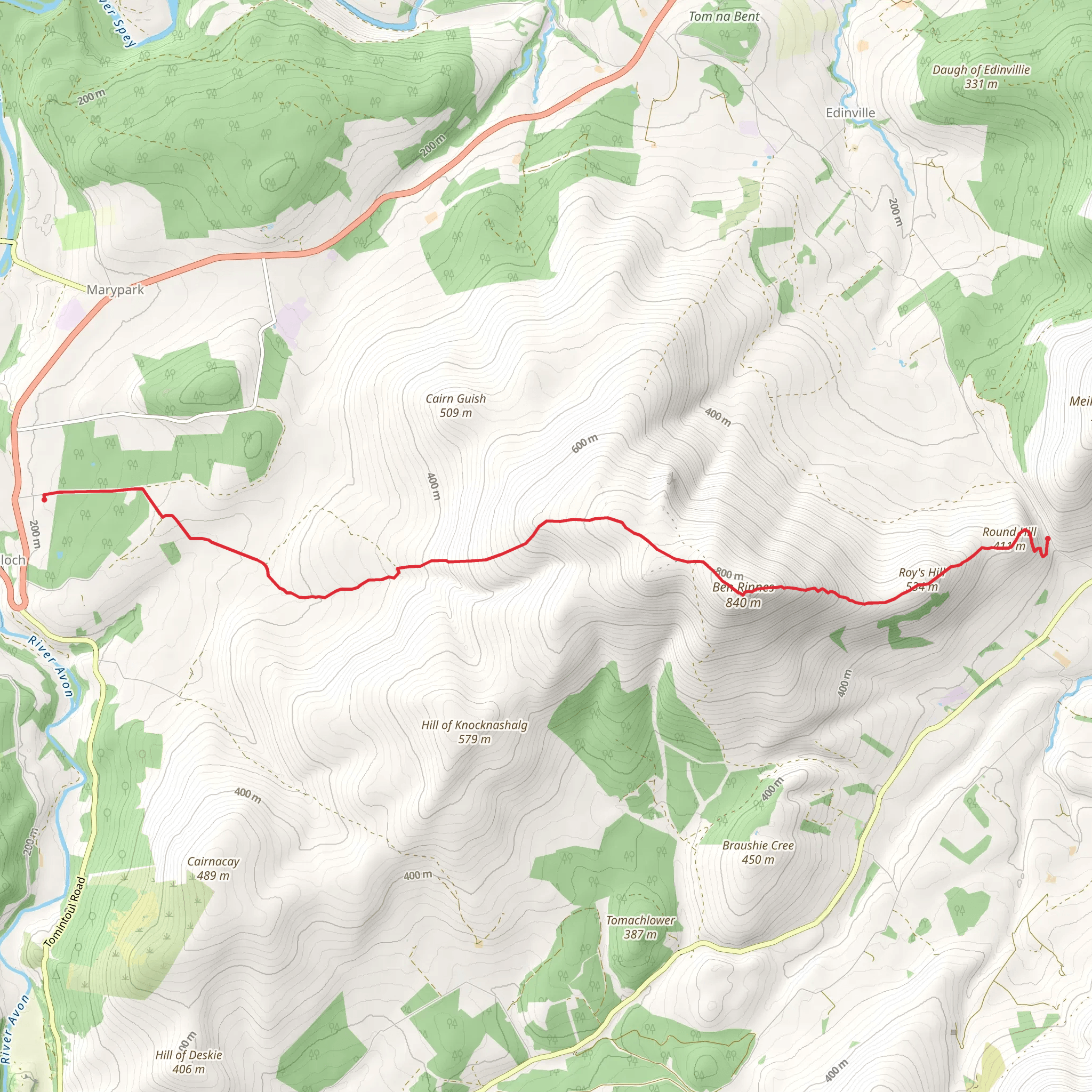 Ben Rinnes End to End mobile static map