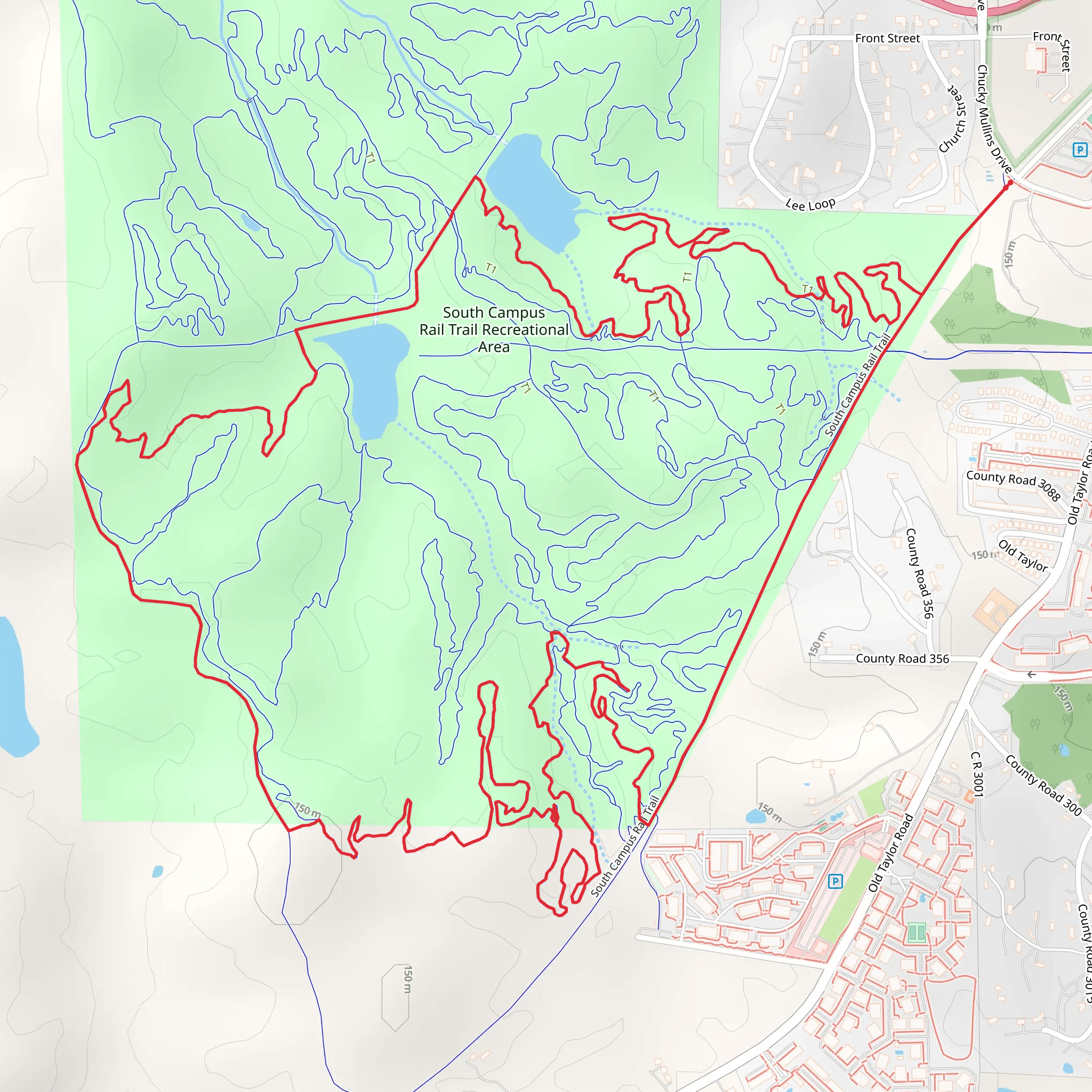 Chucky Mullins Road Loop mobile static map