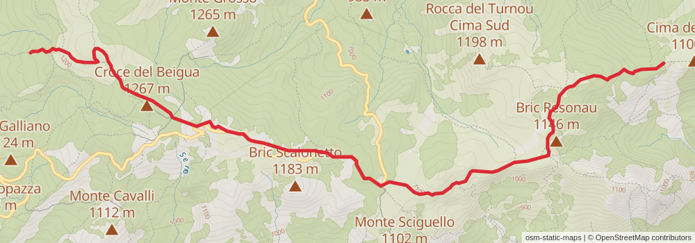 Sentiero Italia - Alps Section stage 189 Map
