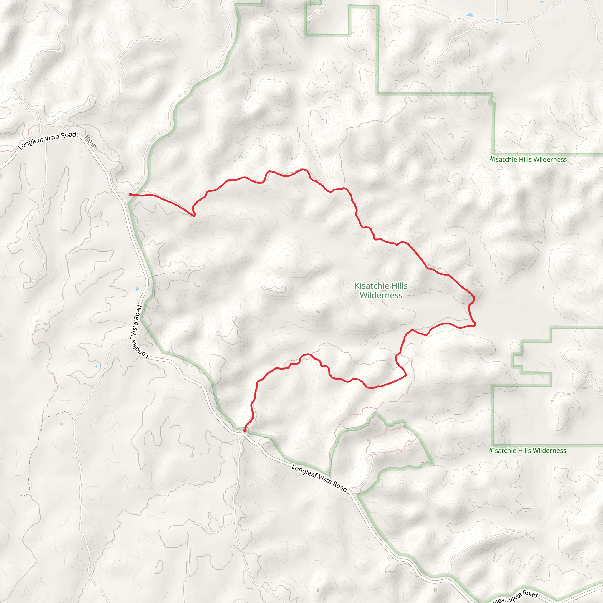 Backbone Trail mobile static map