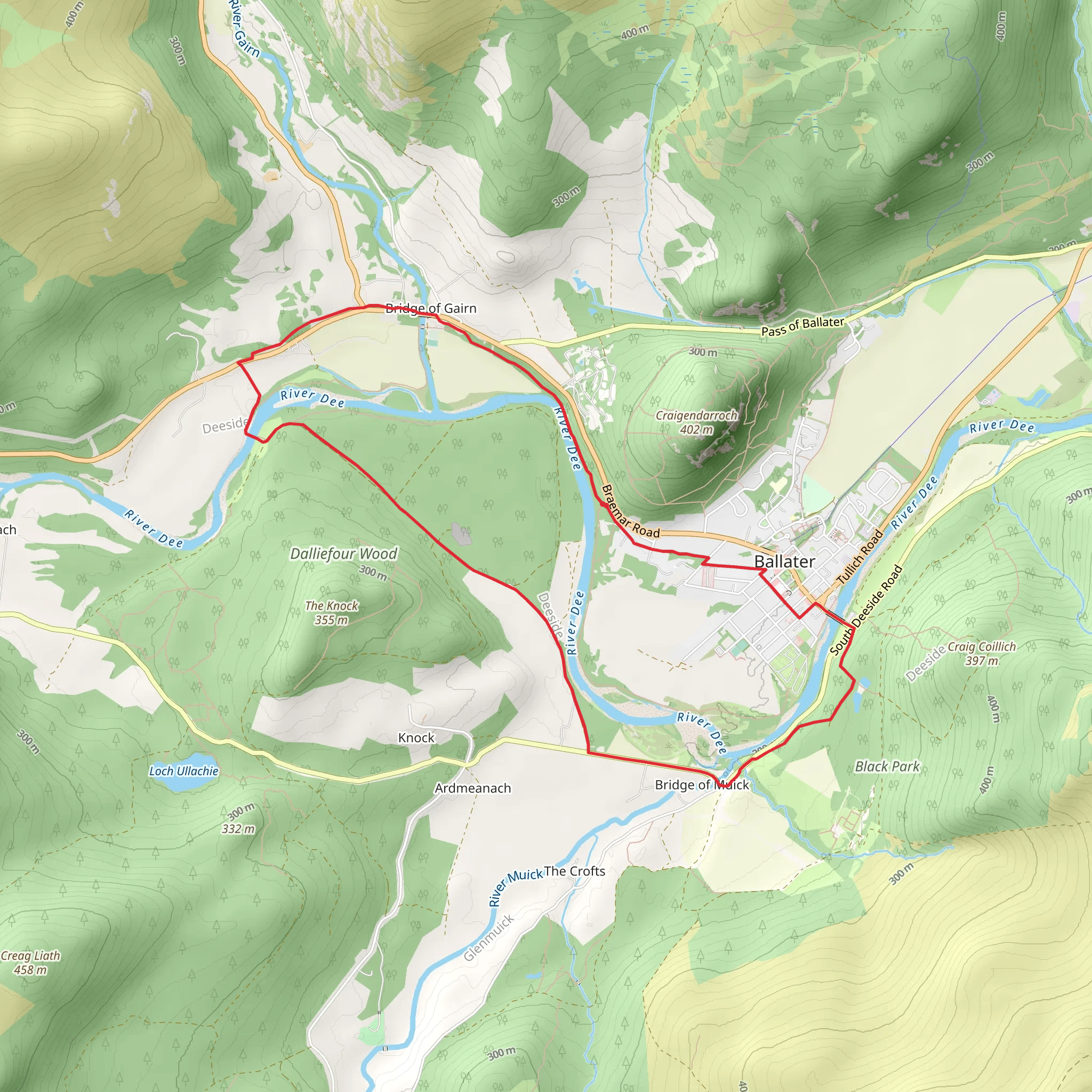 Seven Bridges Circular Walk mobile static map