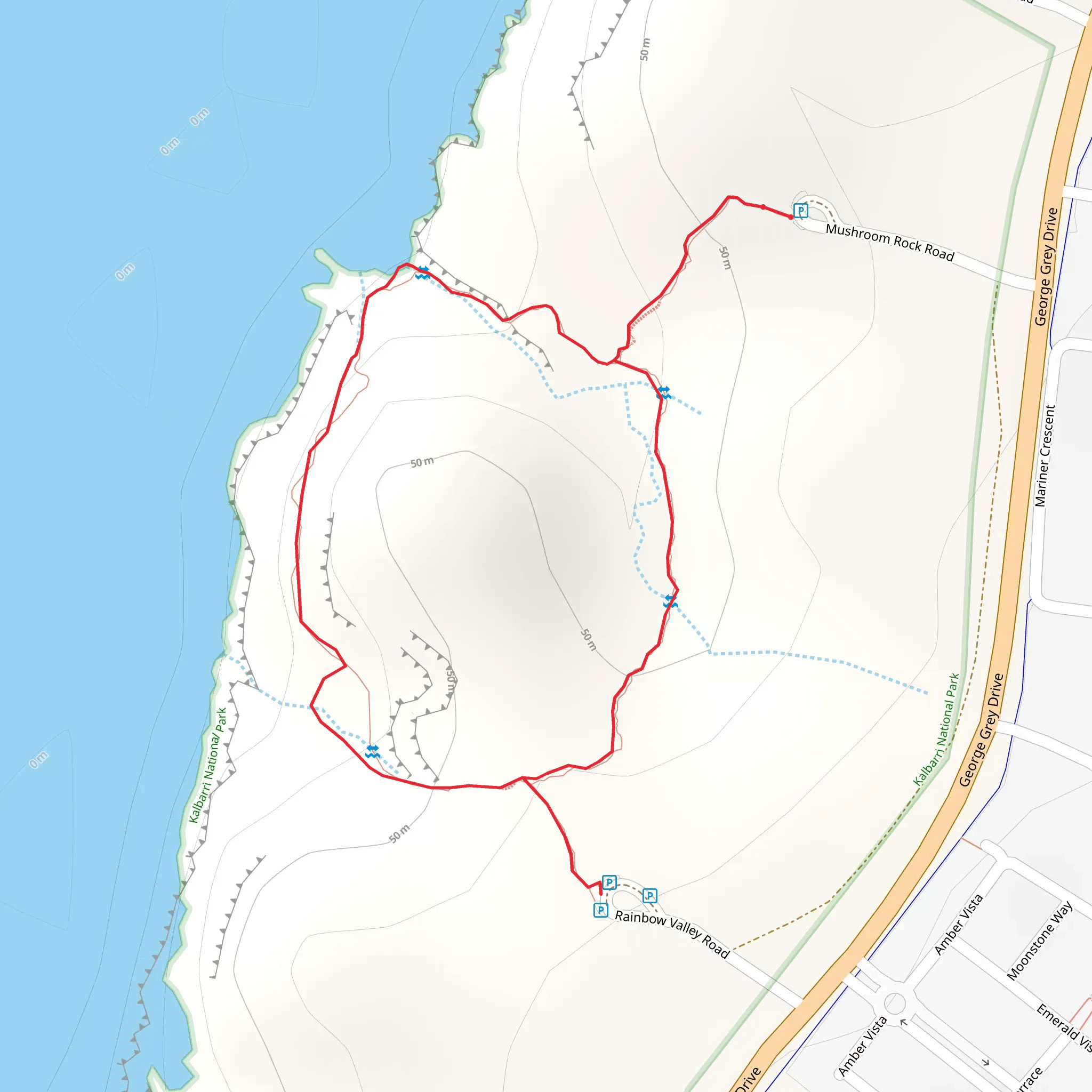 Mushroom Rock Nature Trail mobile static map