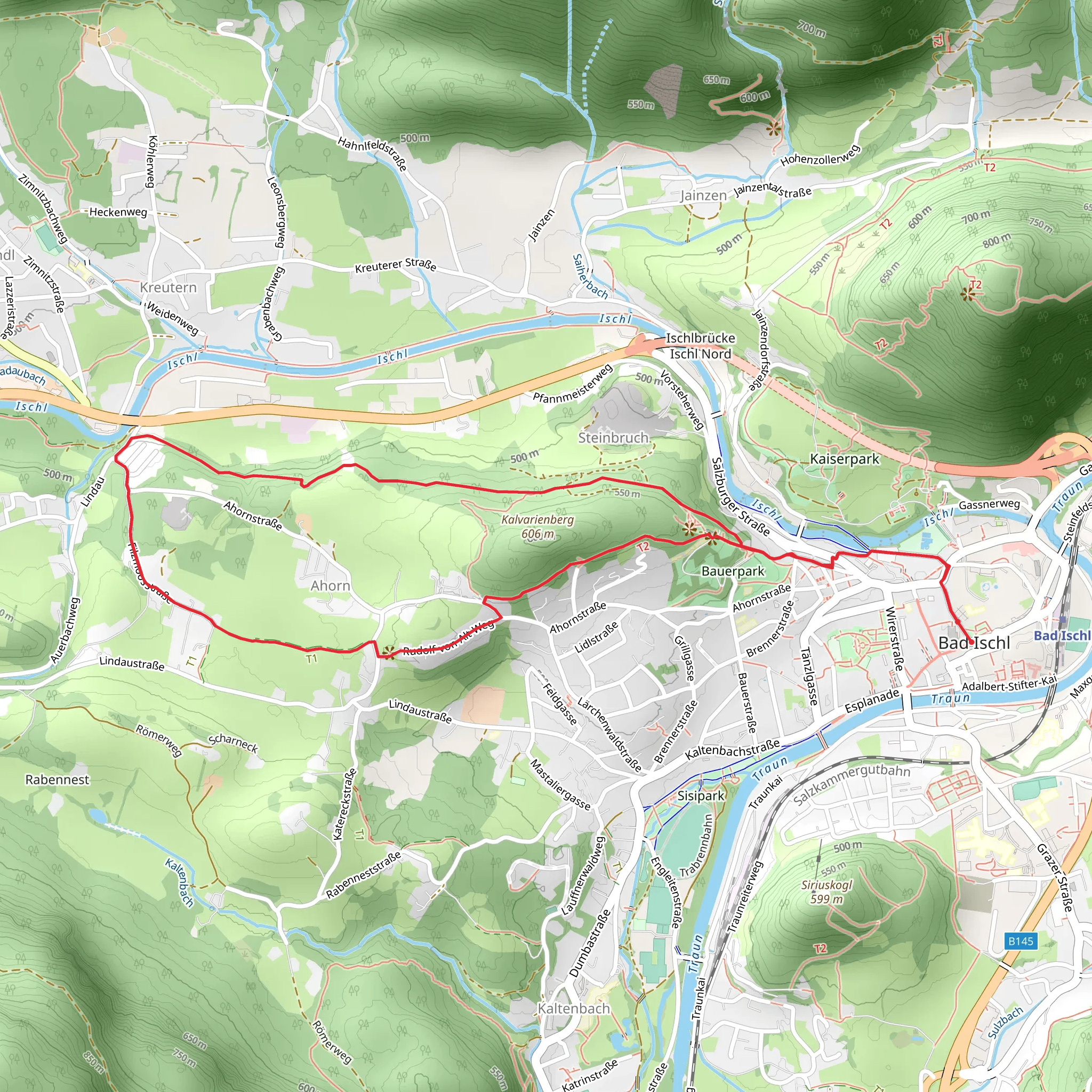Kalvarienberg Round Walk mobile static map