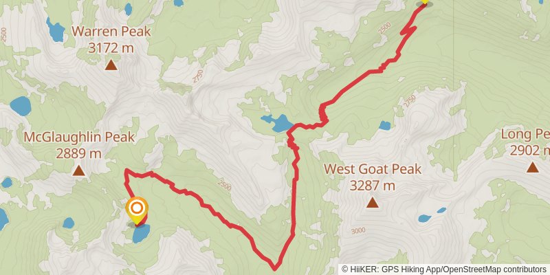 Continental Divide Trail - Montana And Idaho stage 37 Map