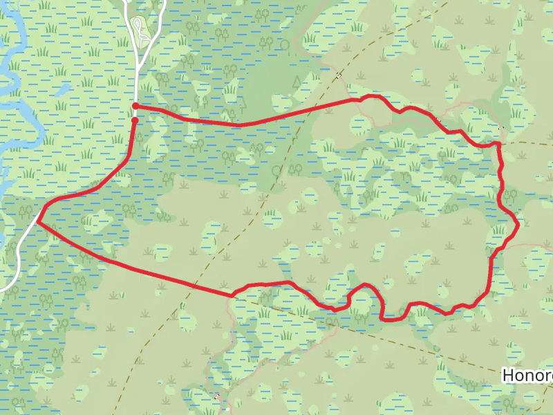 Ranch House Road and Myakka Hiking Trail