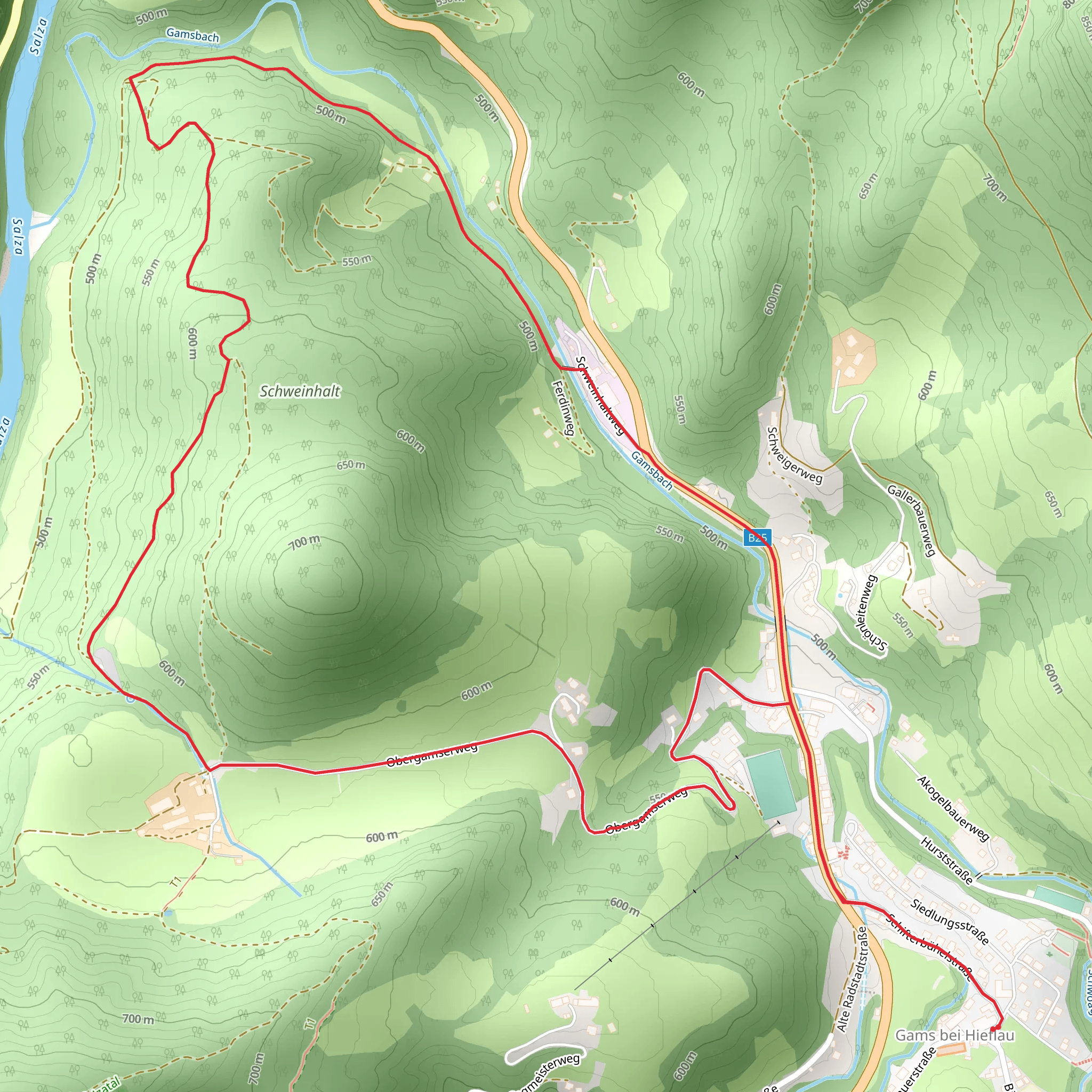 Landler Country Walk - 3 mobile static map