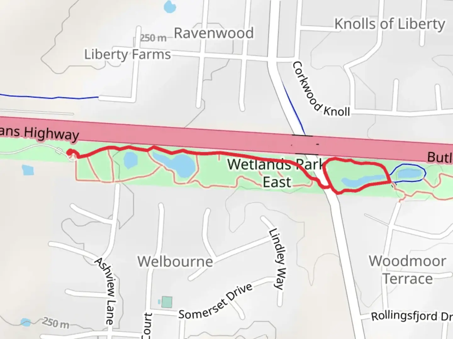 An image depicting the trail Miami 2 Miami Trail and its surrounding area.