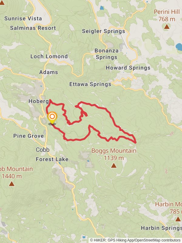 Boggs Mountain Demonstration State Forest Loop