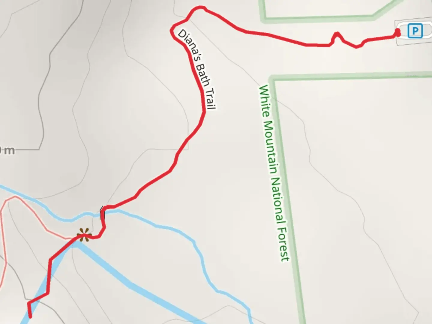 An image depicting the trail Lucy Brook via Moat Mountain Trail and its surrounding area.