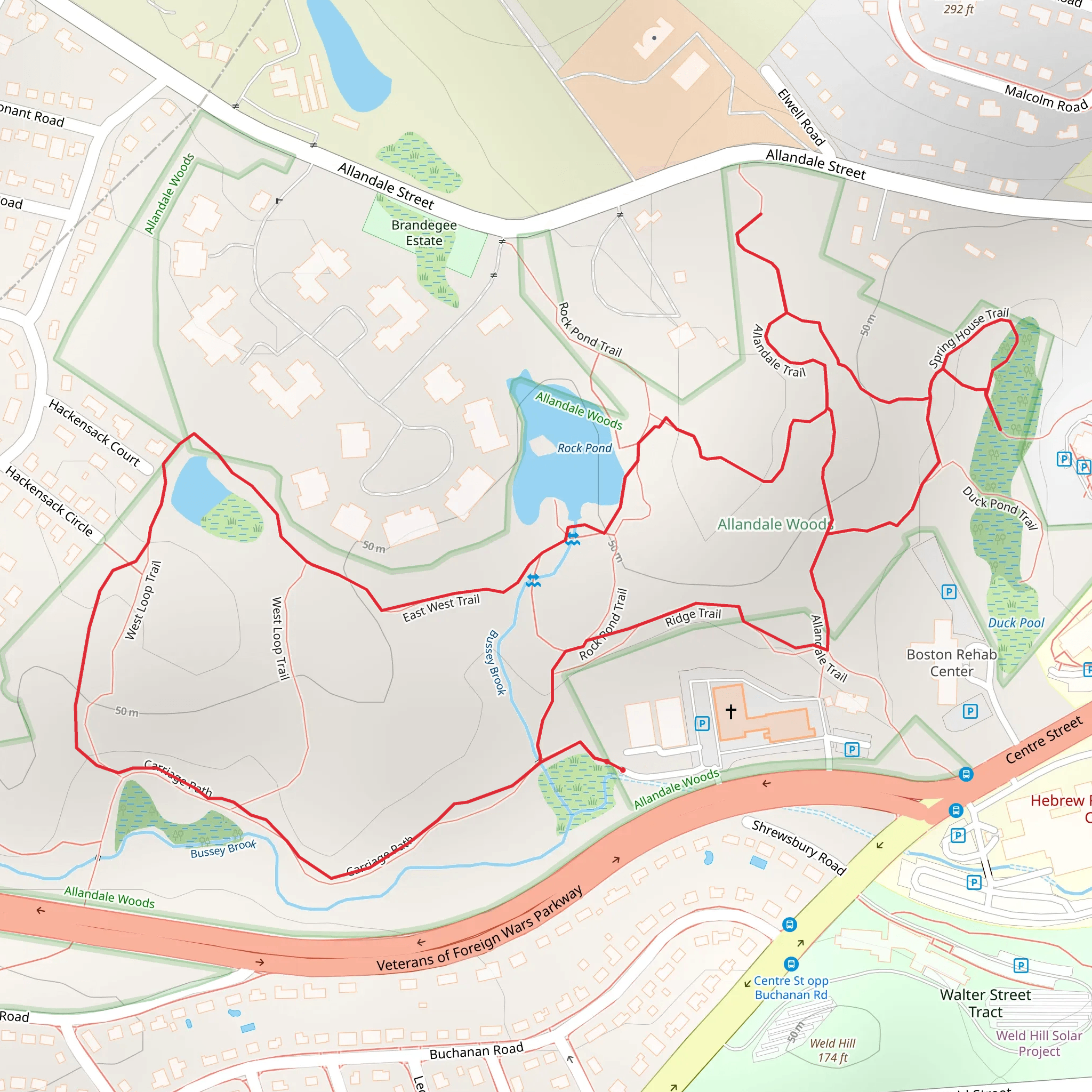 Allandale Woods Iii Loop mobile static map