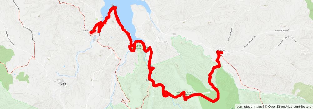 GR 7 - Andalucia stage 39 Map