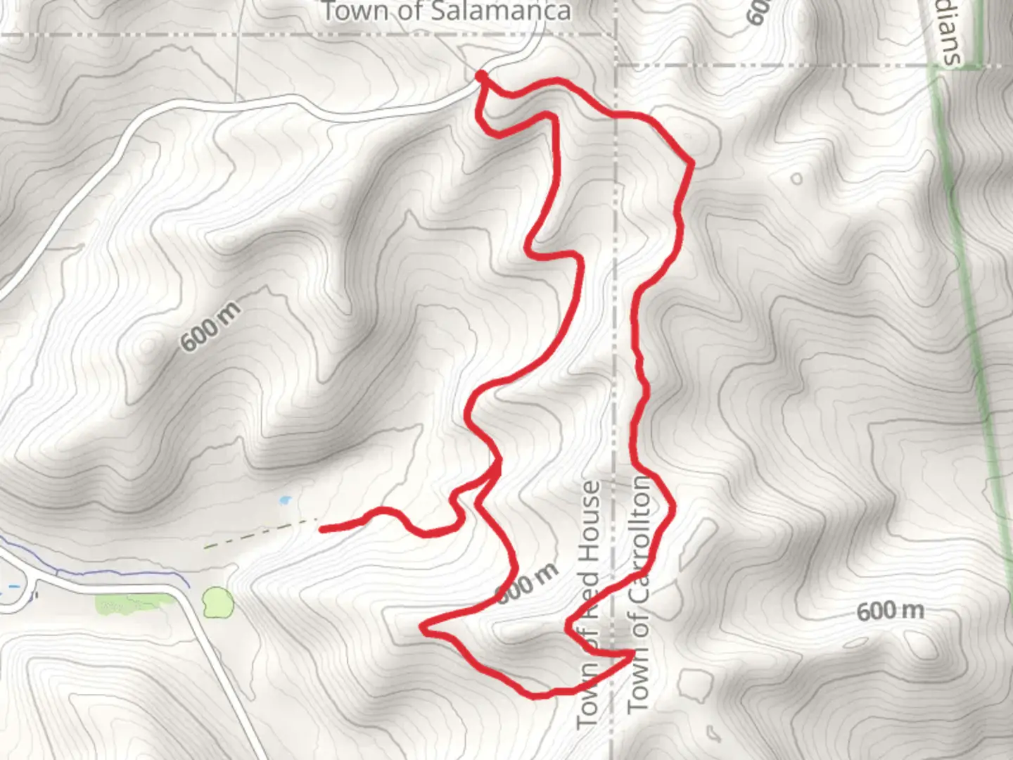 An image depicting the trail Patterson Loop Trail and its surrounding area.