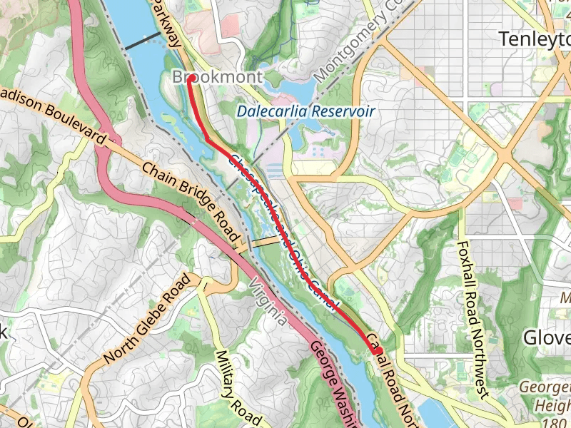 Chesapeake and Ohio Canal Trail - Brookmont