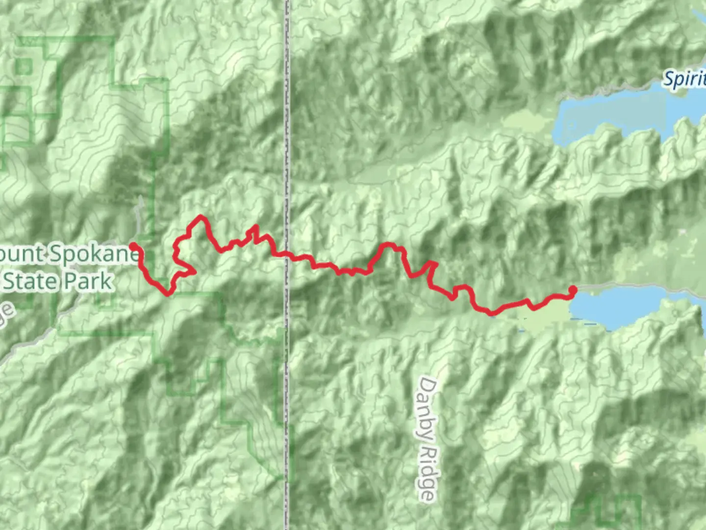 An image depicting the trail Selkirk Lodge to Twin Lakes and its surrounding area.