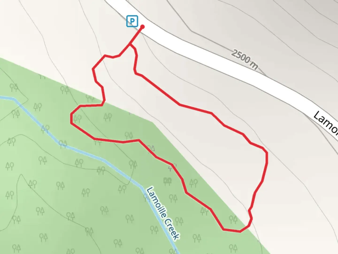 An image depicting the trail Lamoille Canyon Nature Loop Trail and its surrounding area.