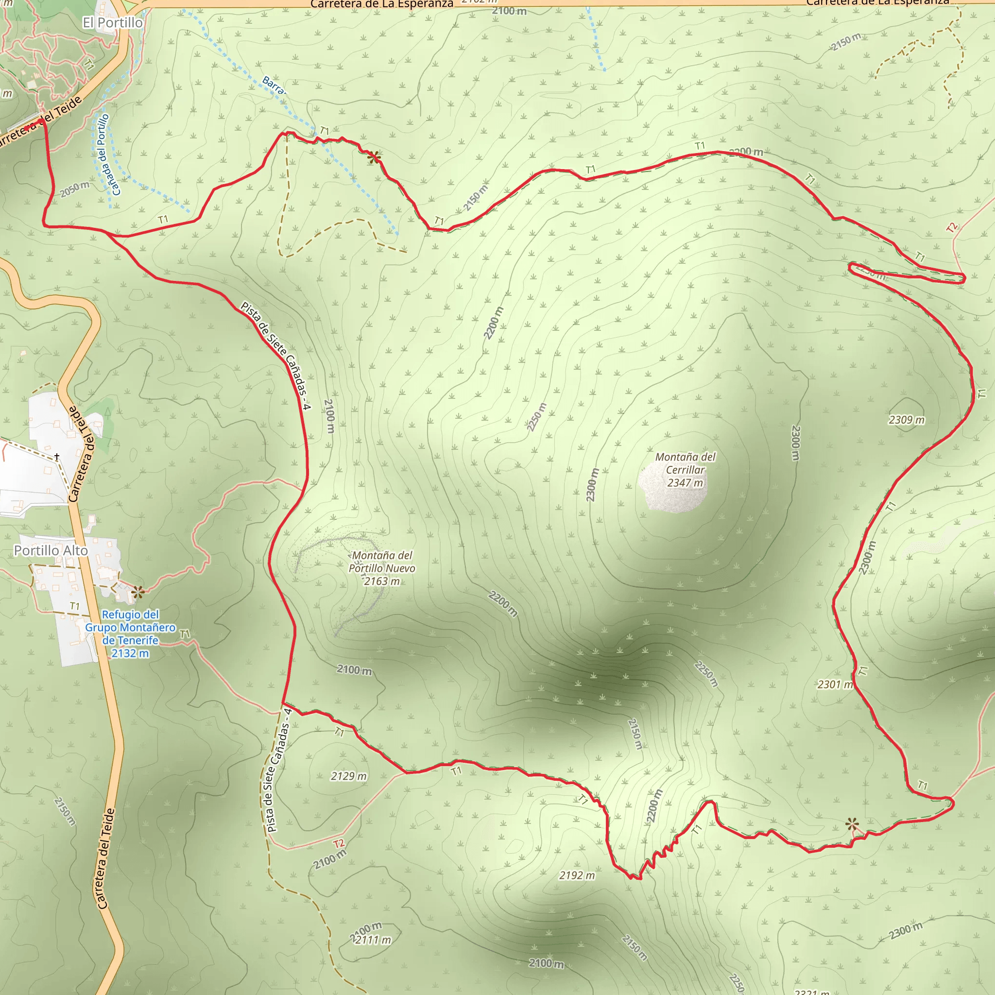 S-2 Arenas Negras mobile static map