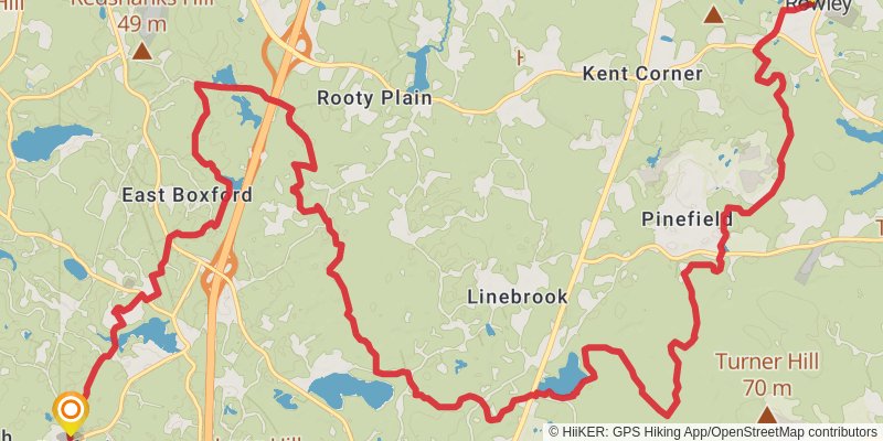 Bay Circuit Trail stage 2 Map