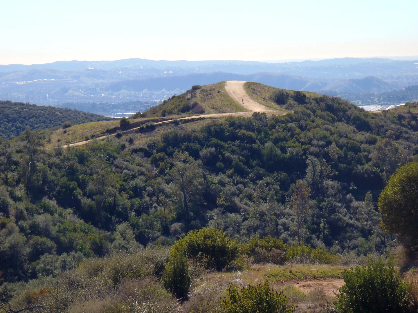 An image depicting the trail Marshall Canyon, Potato Mountain and Motorway Cobal Canyon Motorway Loop Trail and its surrounding area.