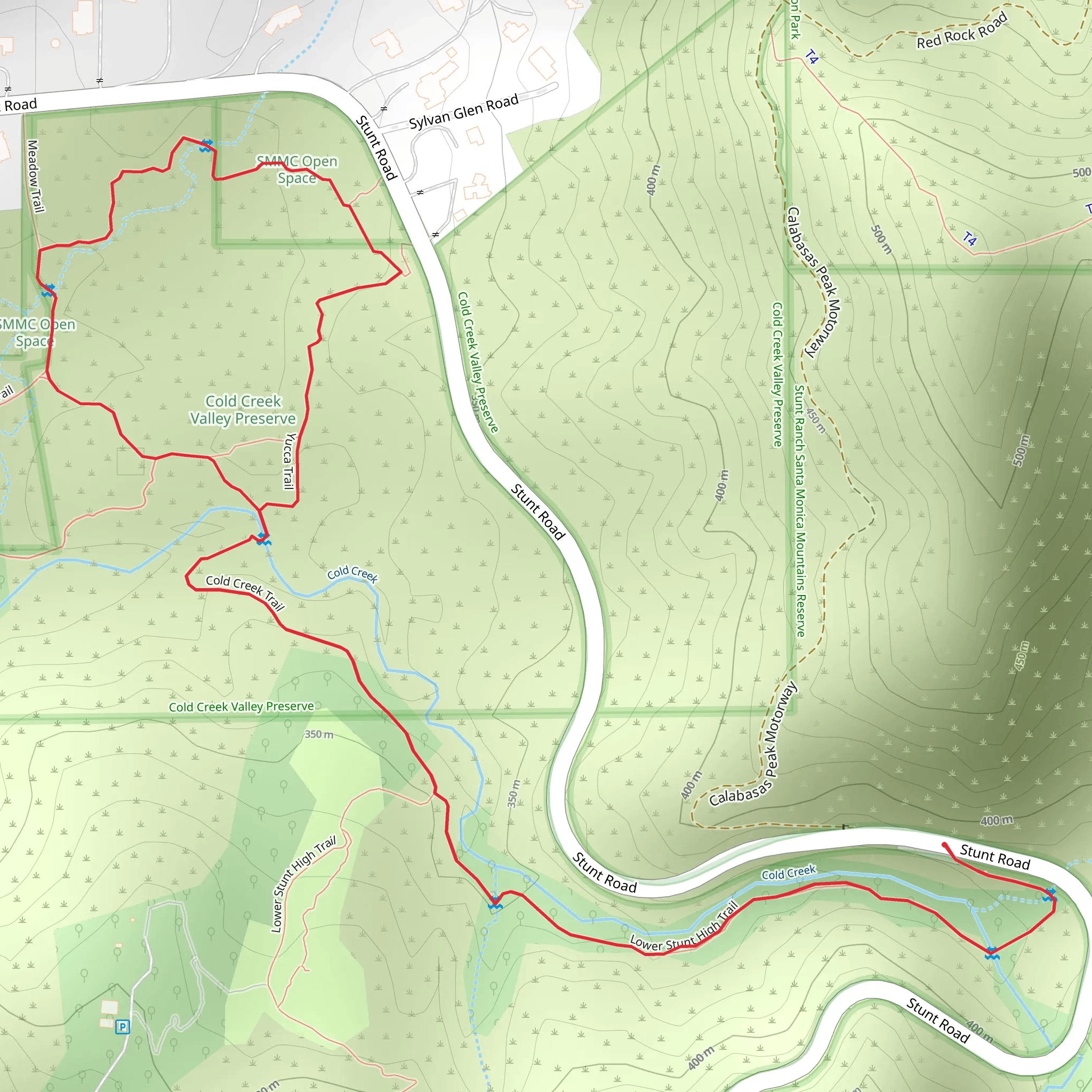 Yucca Loop Trail mobile static map
