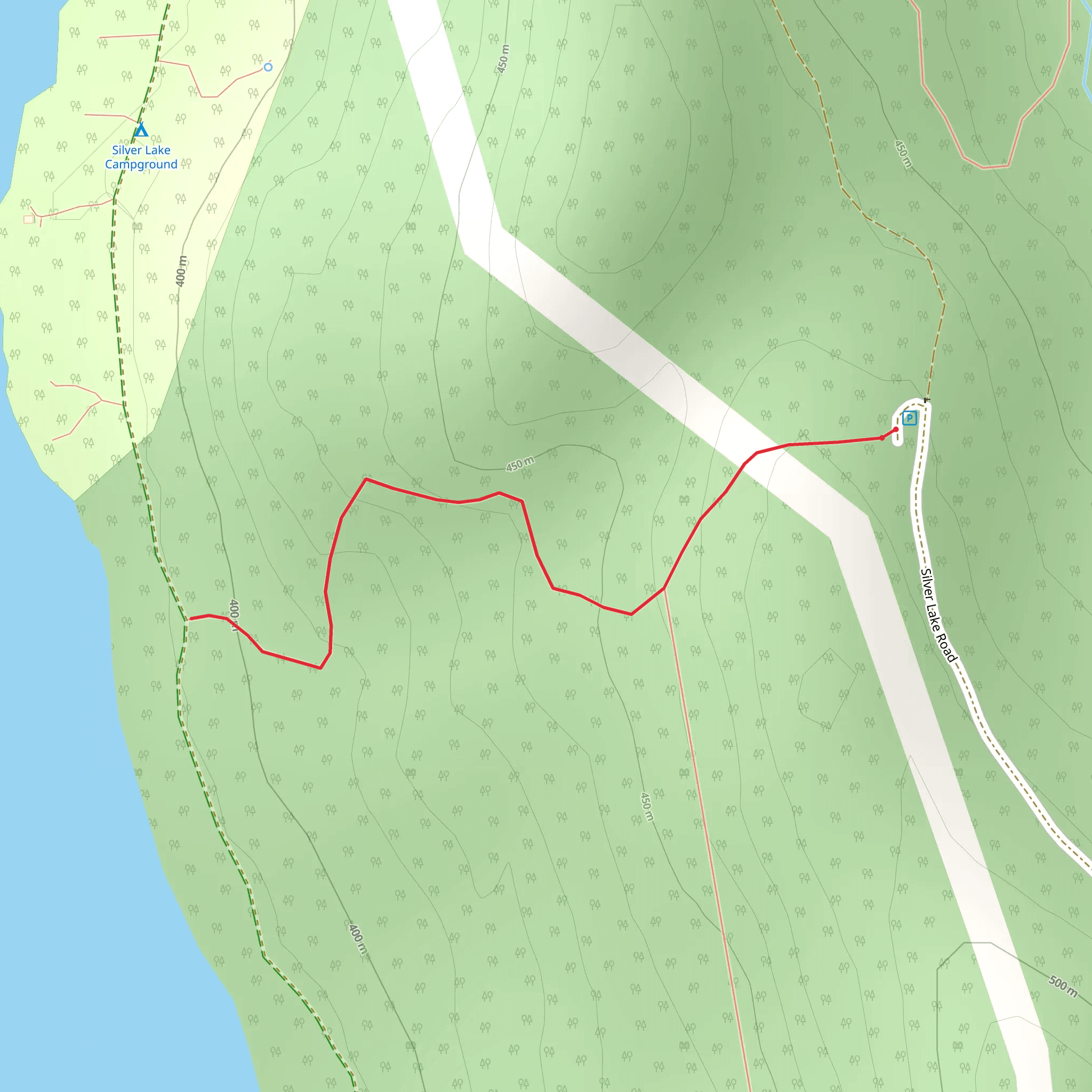 Goshen Trail mobile static map