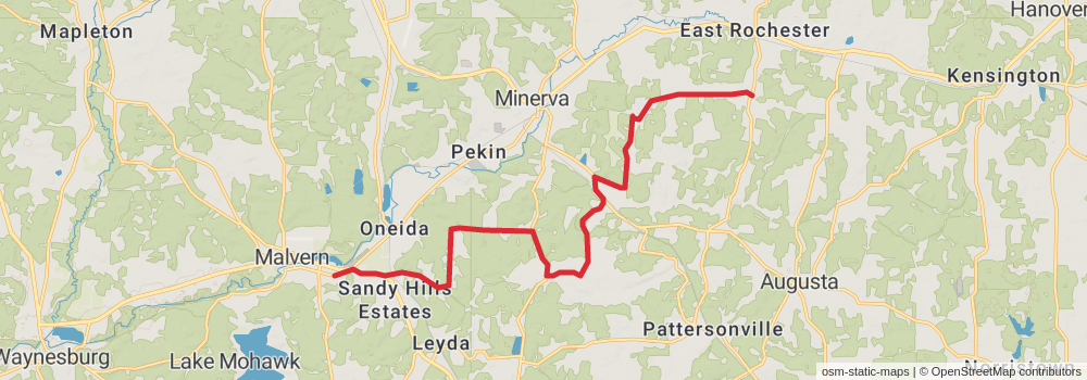 American Perimeter Trail - North Country Primary stage 5 Map
