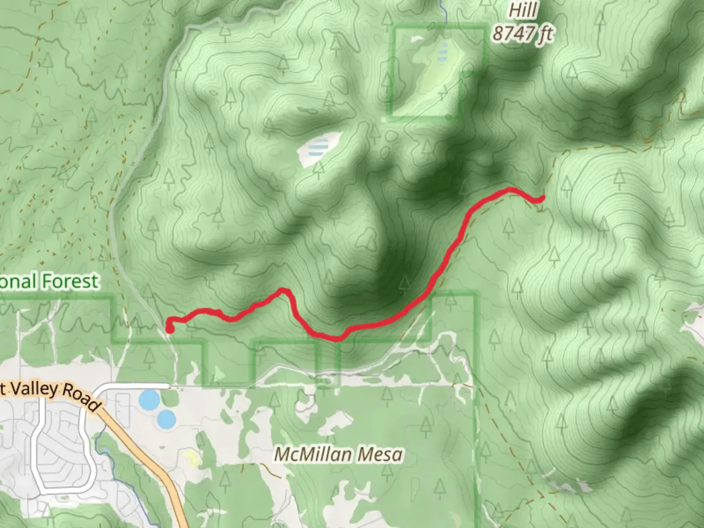 An image depicting the trail Rocky Ridge Trail and its surrounding area.