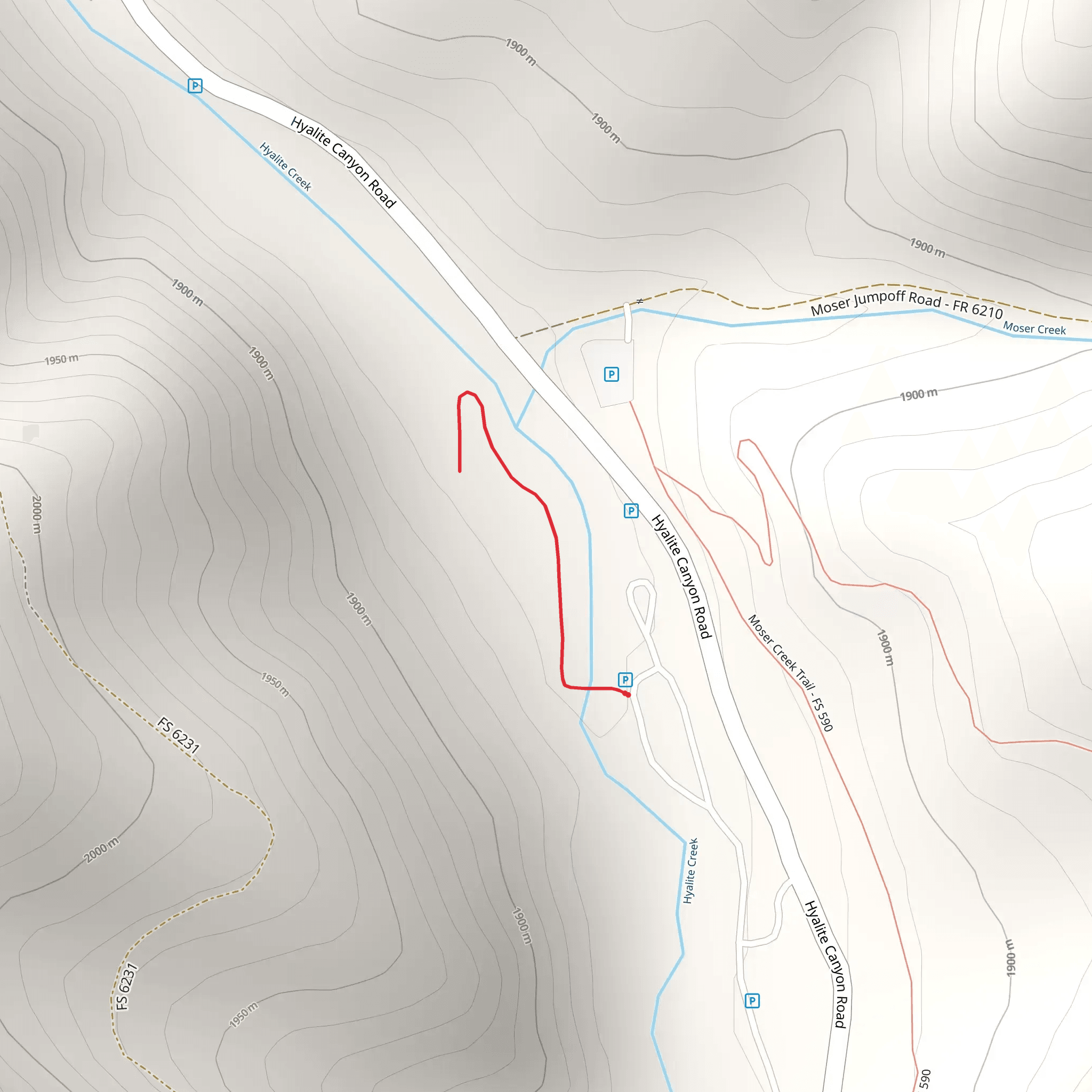 Langohr Creekside Trail mobile static map