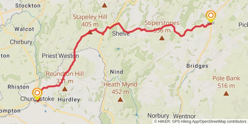 Hope House Way stage 29 Map
