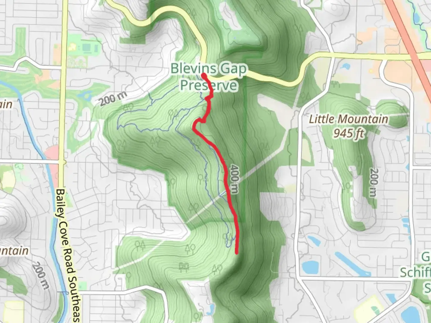 An image depicting the trail Bill and Marion Certain Trail and its surrounding area.