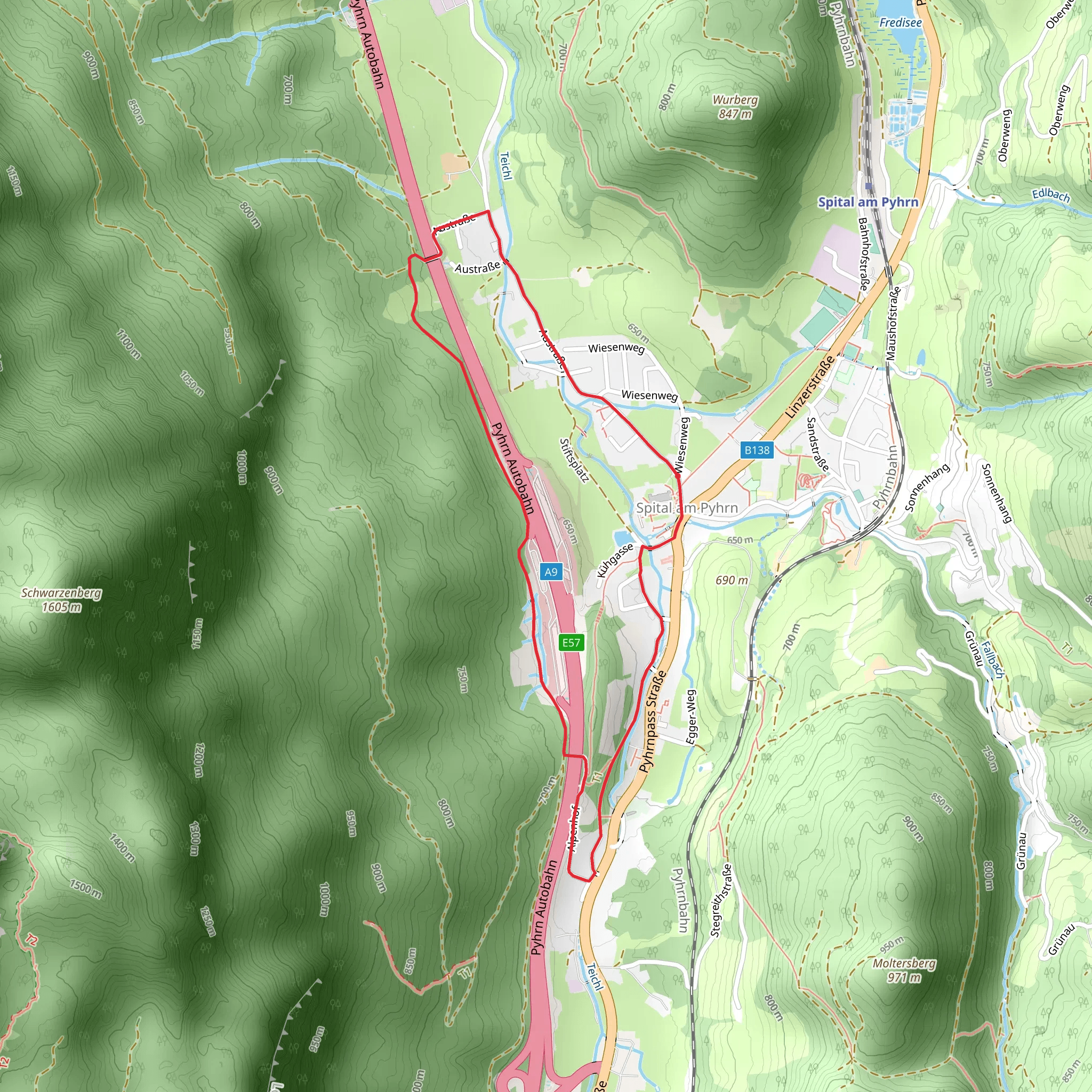 Josefiberg Course - Green S3 mobile static map