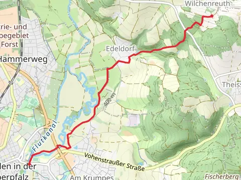 Weiden to Wilchenreuth Walk