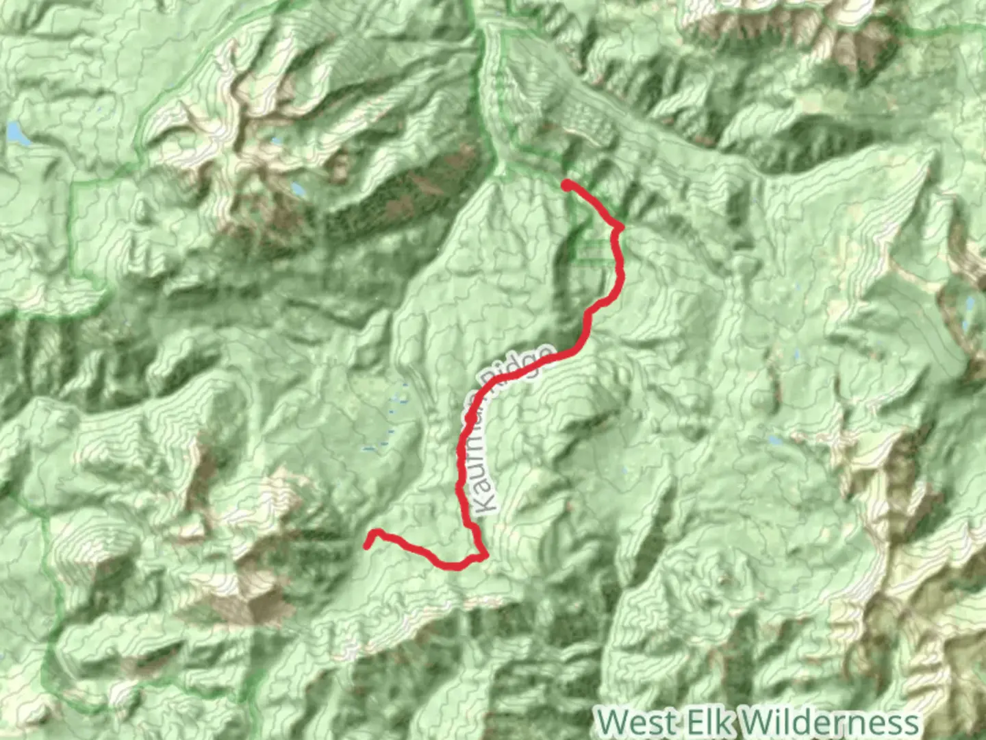 An image depicting the trail Coal Basin Trail and its surrounding area.