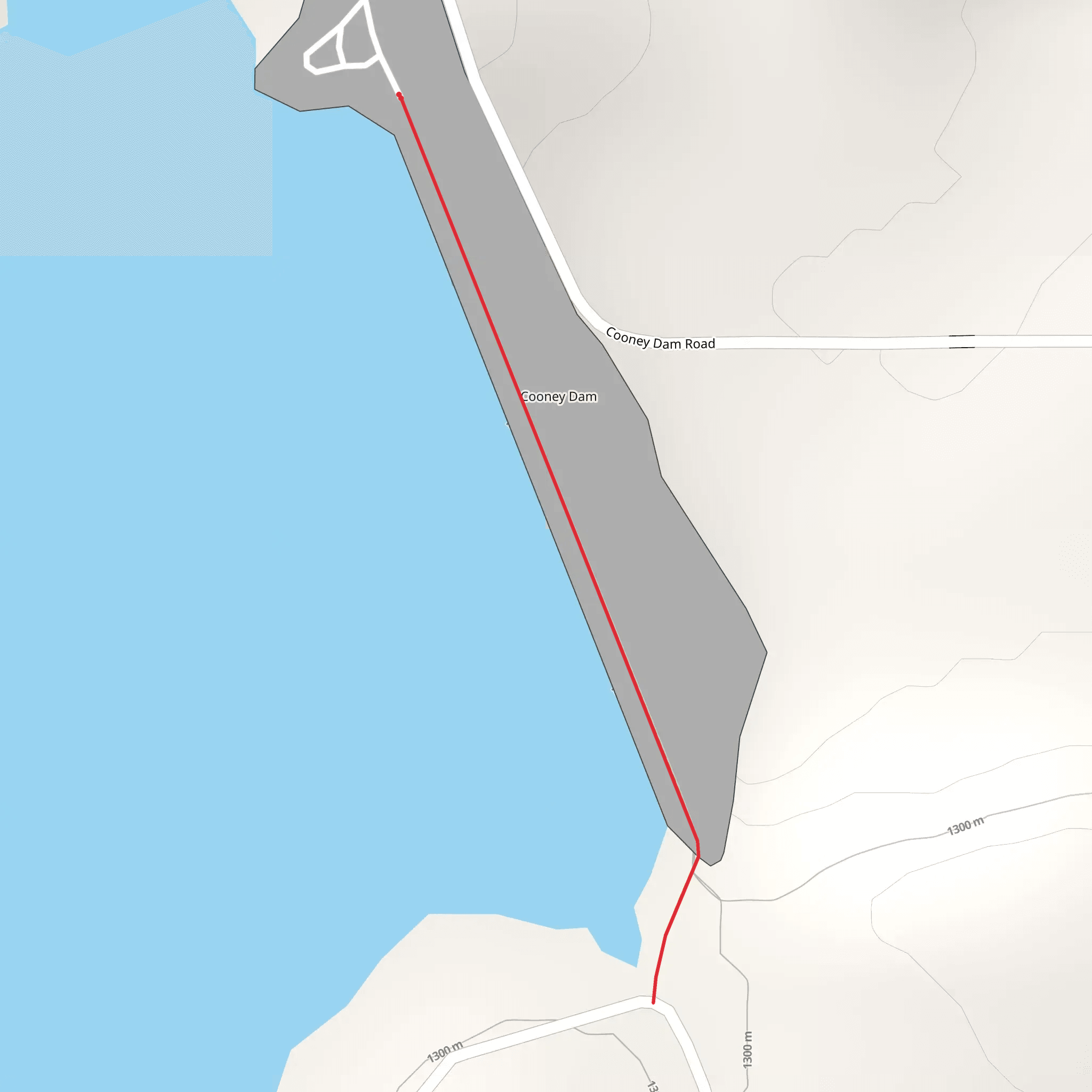 Cooney Dam Road mobile static map