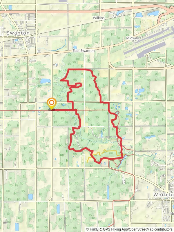 Evergreen Lake and Oak Openings Preserve Metropark Loop