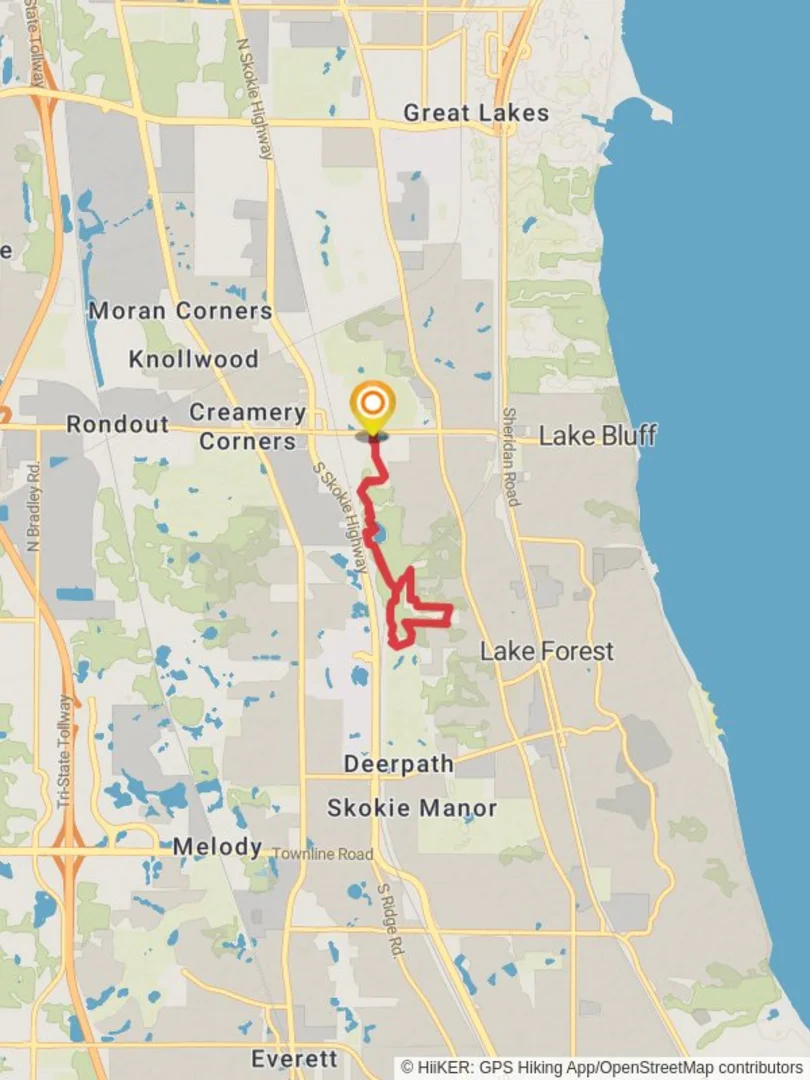 Skokie River Nature Preserve Lake County Illinois