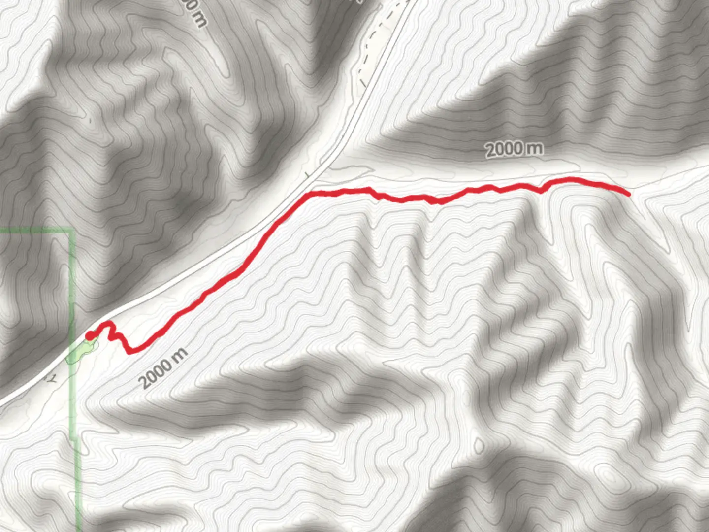 An image depicting the trail Corral Creek Out and Back and its surrounding area.