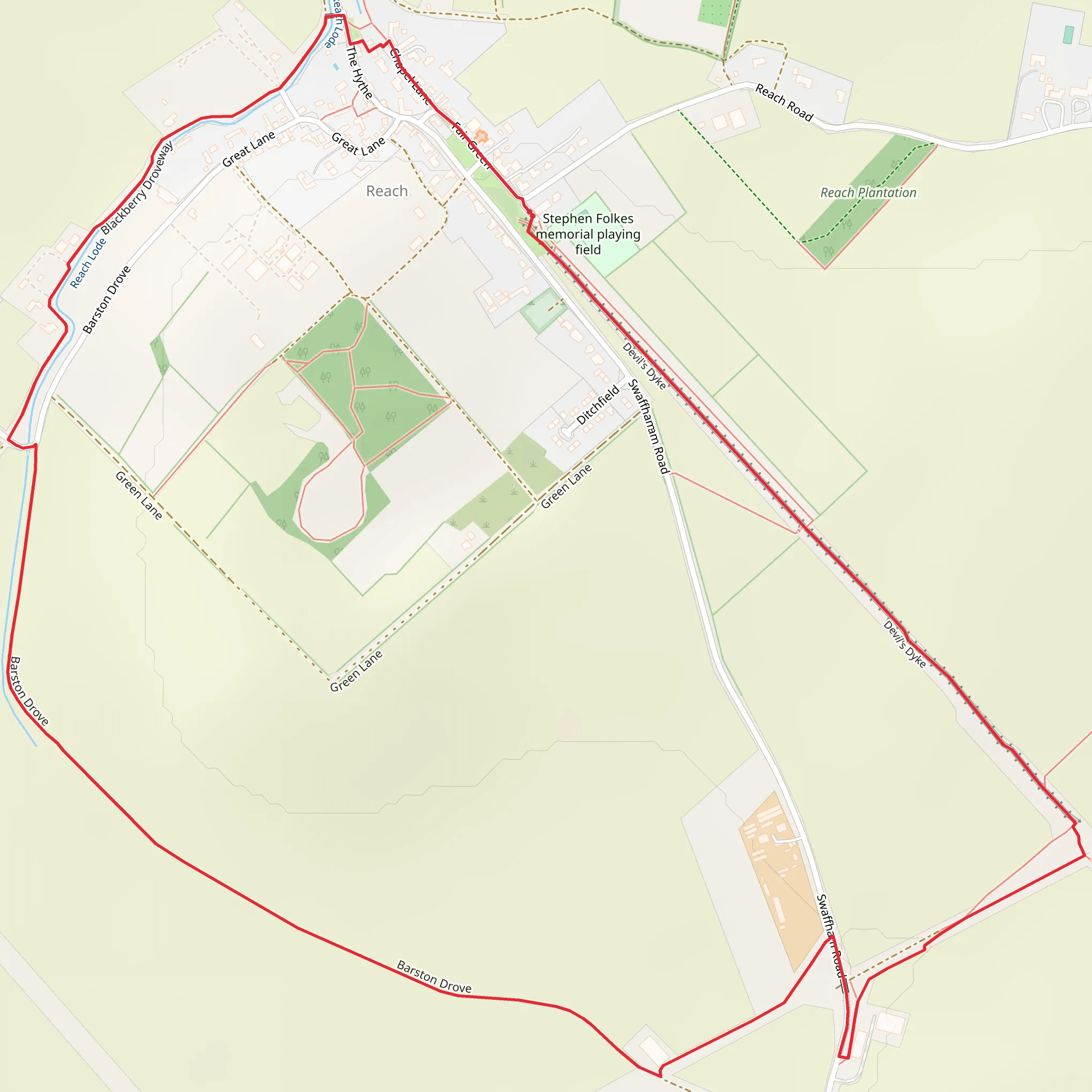 Devils Dyke Loop mobile static map