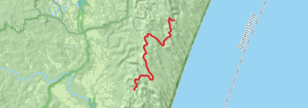 Cooloola Great Walk stage 2 Map