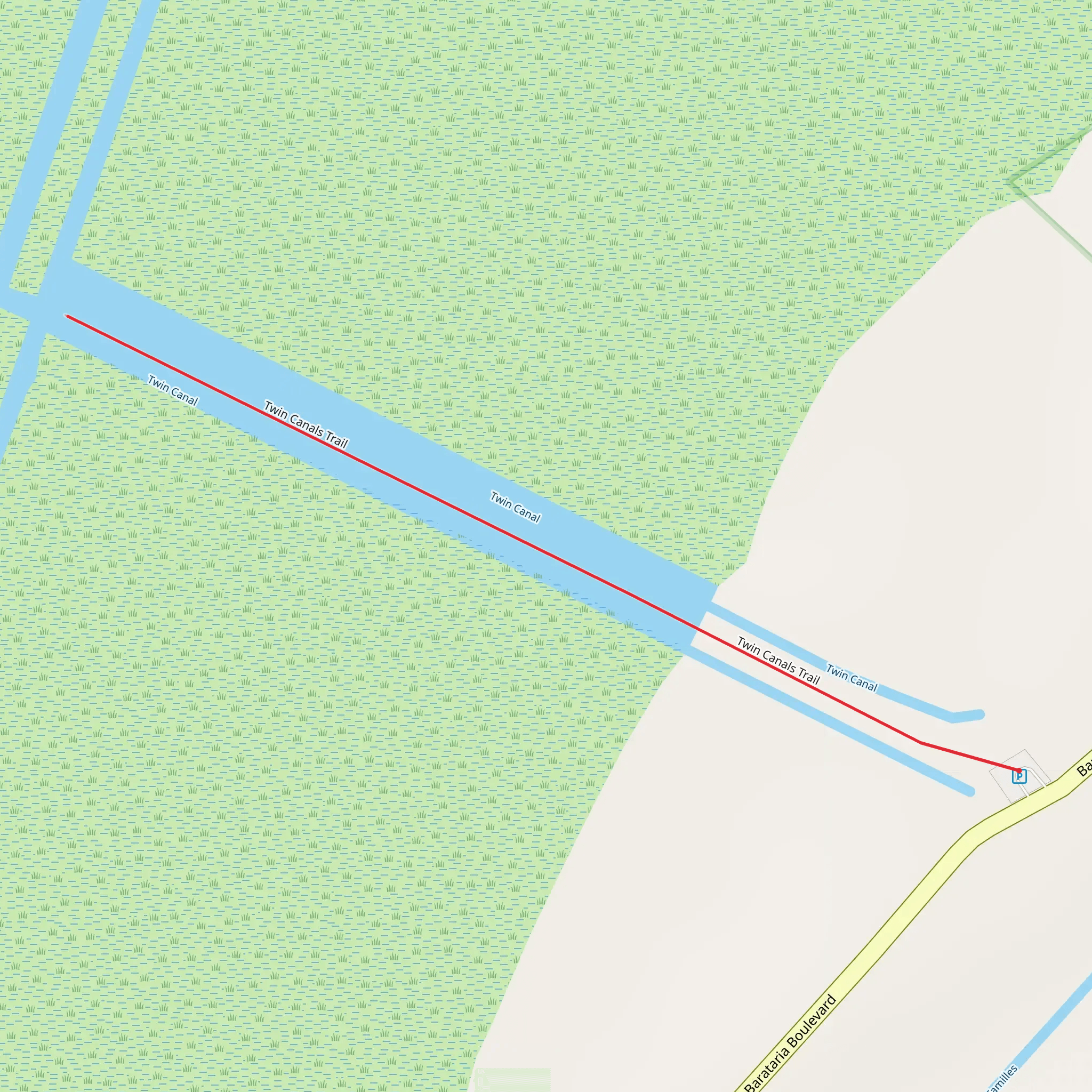 Twin Canals Trail mobile static map