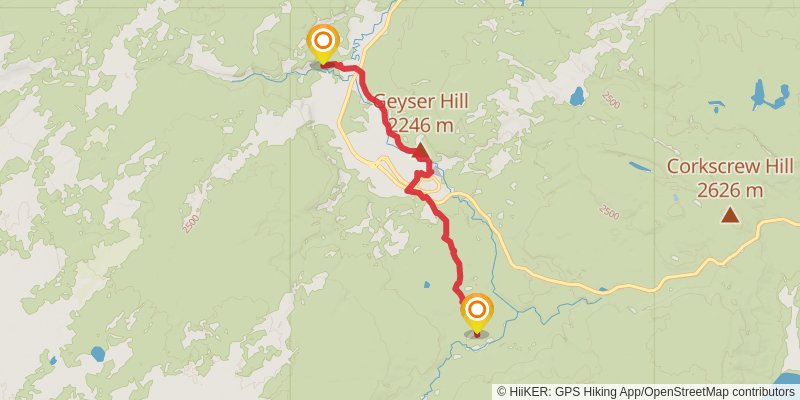 Continental Divide Trail - Wyoming stage 41 Map