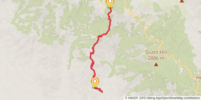 Grant Goudy Ridge Trail stage 2 Map