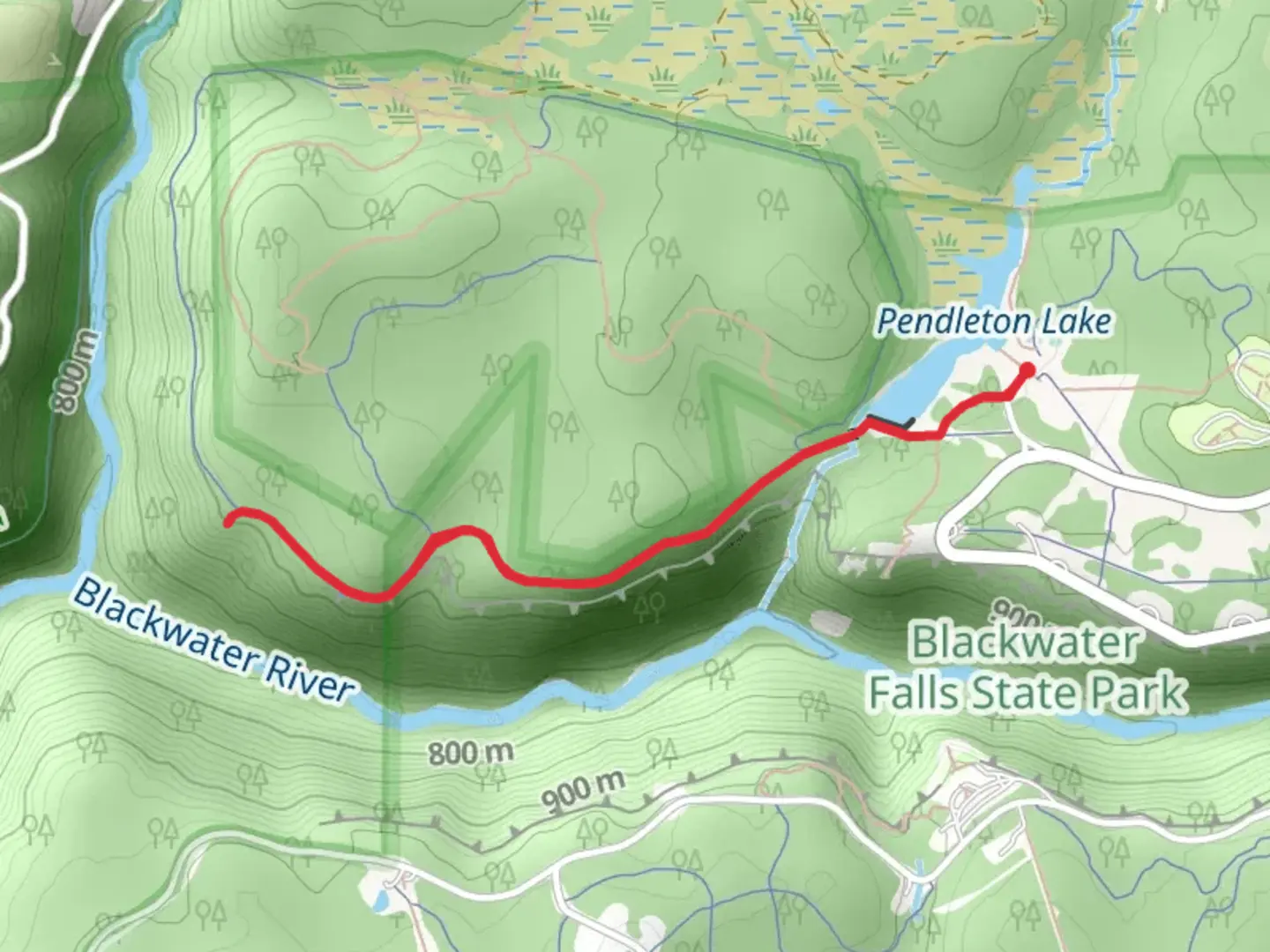 An image depicting the trail Dobbin House Trail and its surrounding area.