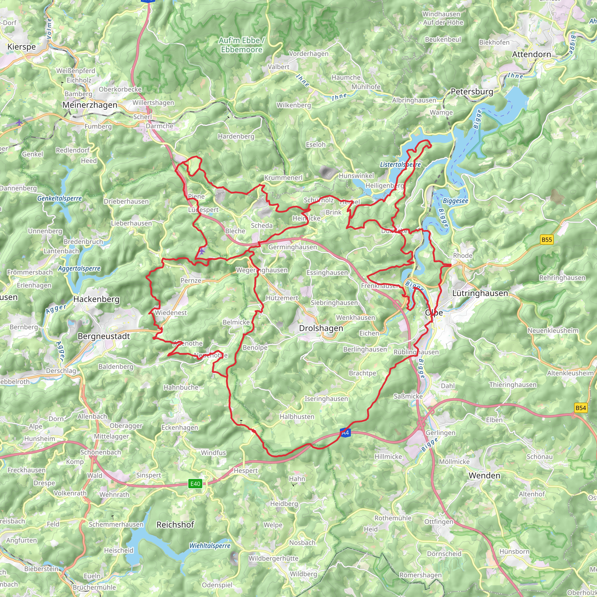 Der große D mobile static map